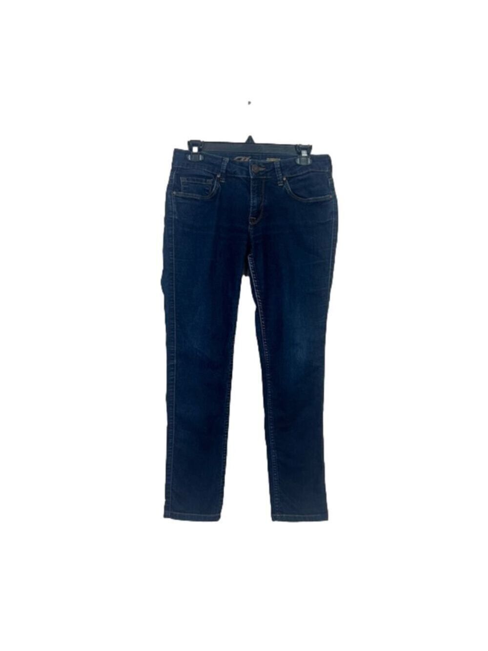 Mavi Jeans Alexa Mid Rise Skinny Womens Size 27/32 Blue Dark Wash Stretch